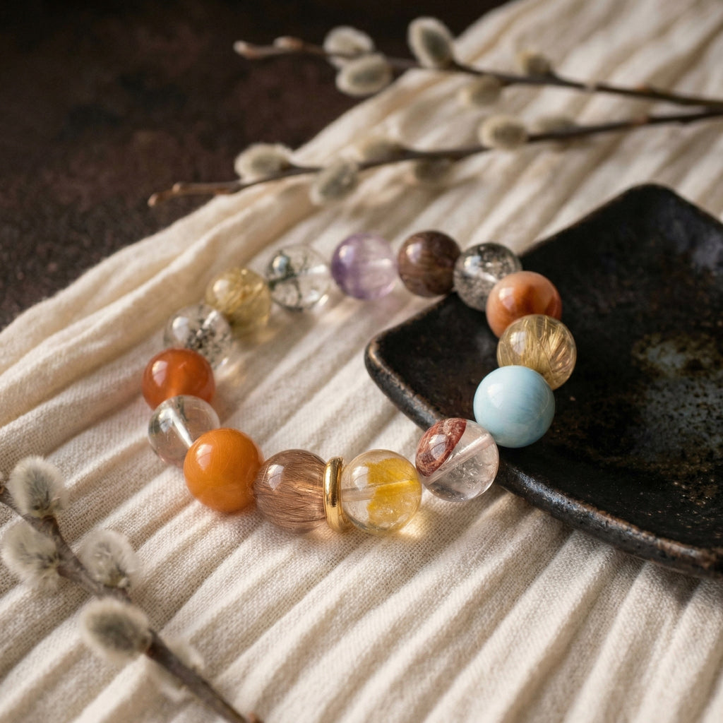 Z007 Radiant Gemstone Bracelet ✨ Effortless Sophistication for Coffee Dates & Meetings - Vibrant Positive Aura Jewelry