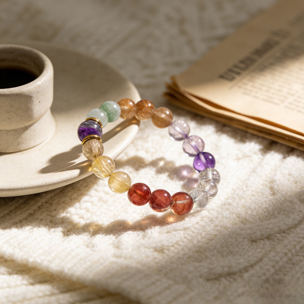 Z009 Golden Hour Glow Gemstone Bracelet ✨ Effortless Sophistication for Daily Wear - Your Personal Success Anchor for Manifesting Joy