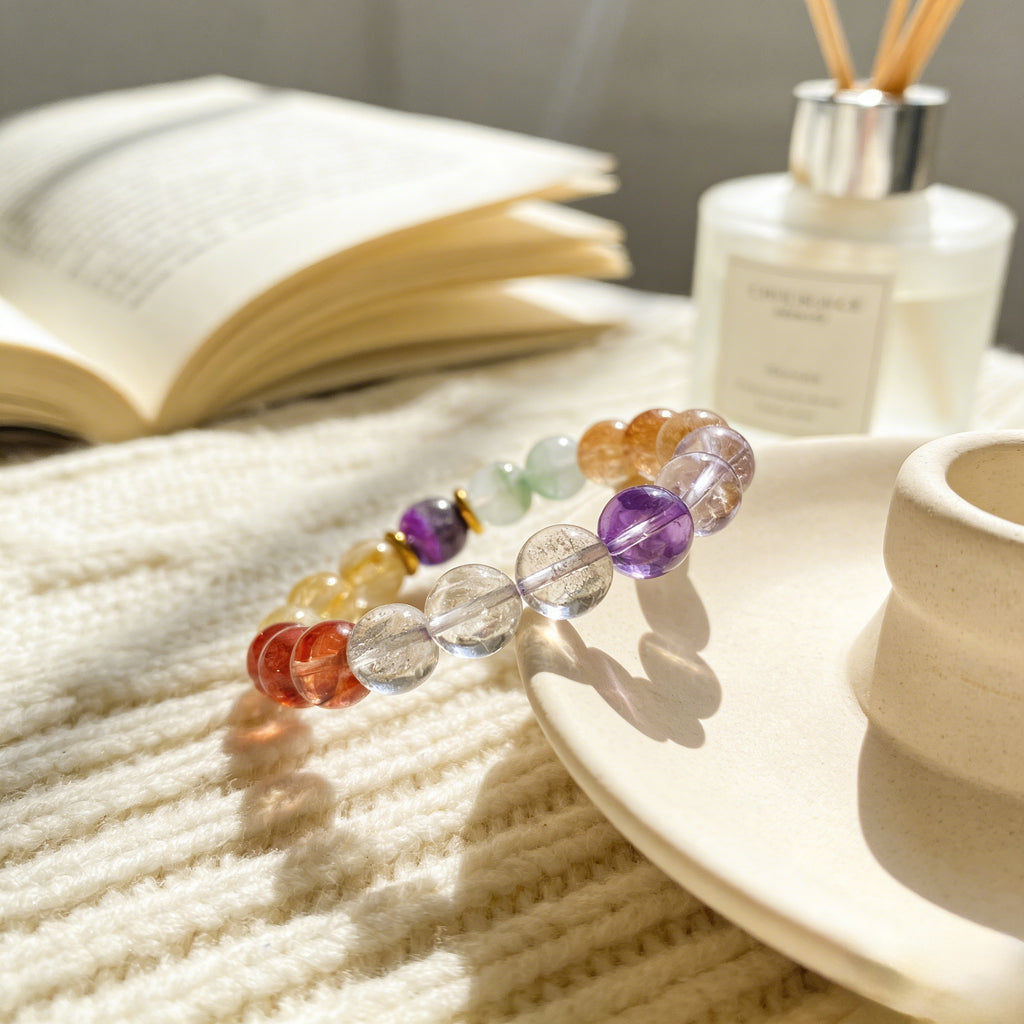 Z009 Golden Hour Glow Gemstone Bracelet ✨ Effortless Sophistication for Daily Wear - Your Personal Success Anchor for Manifesting Joy