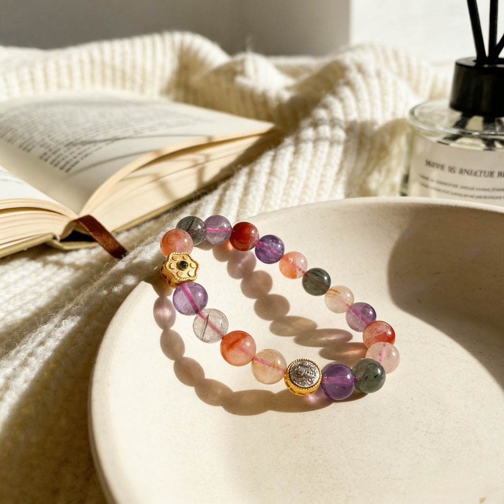 029 "Quiet Luxury" Golden Citrine Bracelet ✨ Natural Gemstone Jewelry for Positivity & Joy - Old Money Style Success Stone for Her