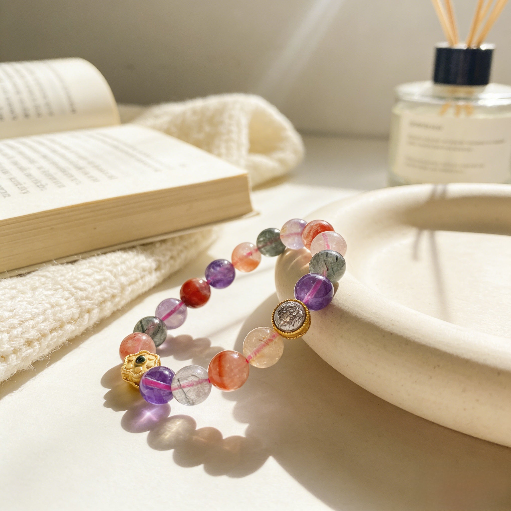 029 "Quiet Luxury" Golden Citrine Bracelet ✨ Natural Gemstone Jewelry for Positivity & Joy - Old Money Style Success Stone for Her