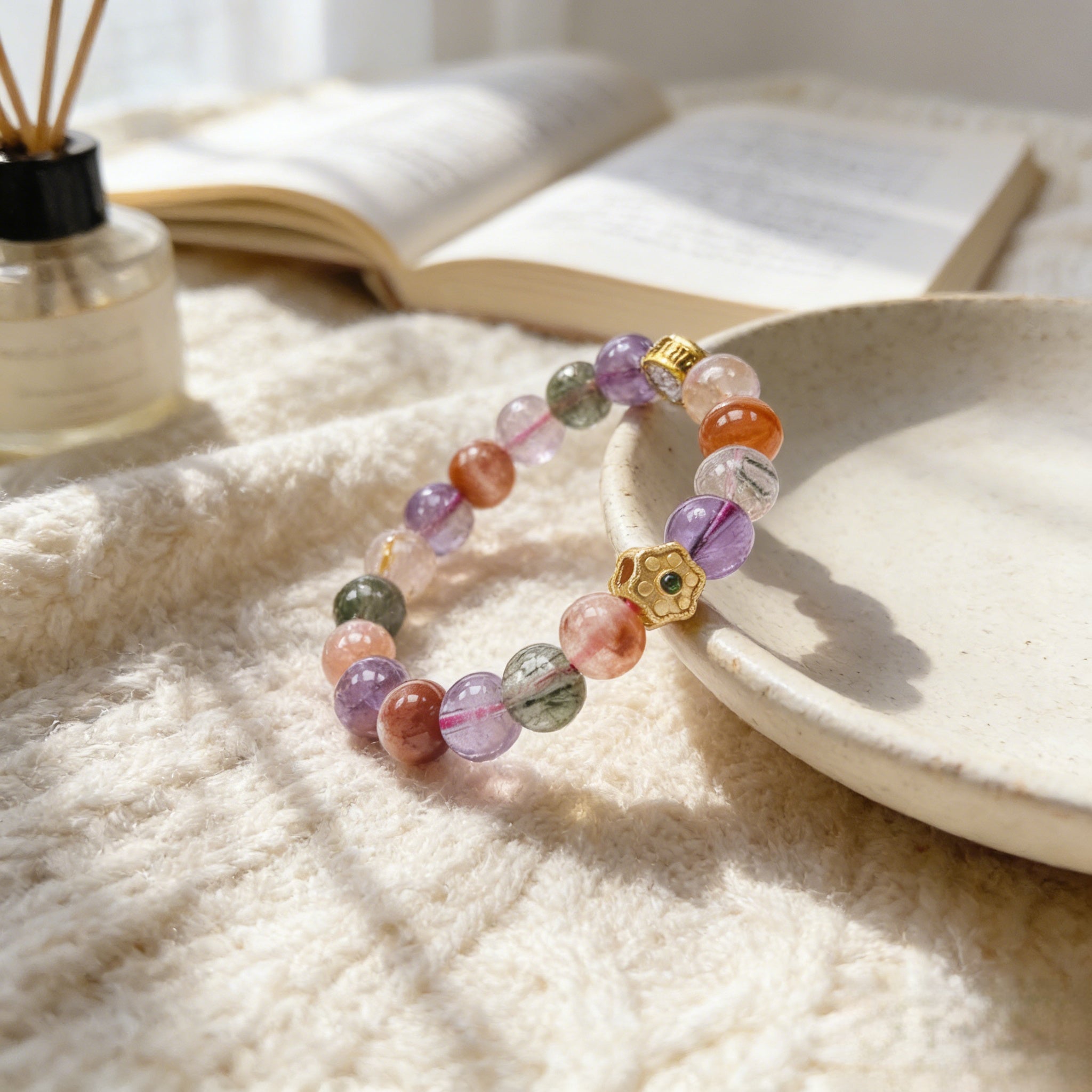 029 "Quiet Luxury" Golden Citrine Bracelet ✨ Natural Gemstone Jewelry for Positivity & Joy - Old Money Style Success Stone for Her