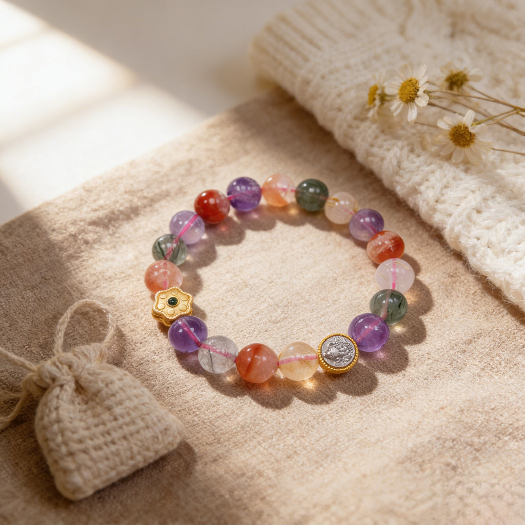 029 "Quiet Luxury" Golden Citrine Bracelet ✨ Natural Gemstone Jewelry for Positivity & Joy - Old Money Style Success Stone for Her