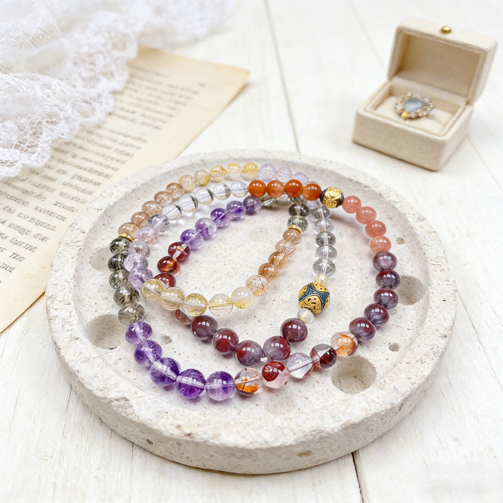 Z010 High-Clarity Gemstone Bracelet ✨ Effortless Glow for Daily Wear - Your Personal Success Anchor for Manifesting Joy & Wealth