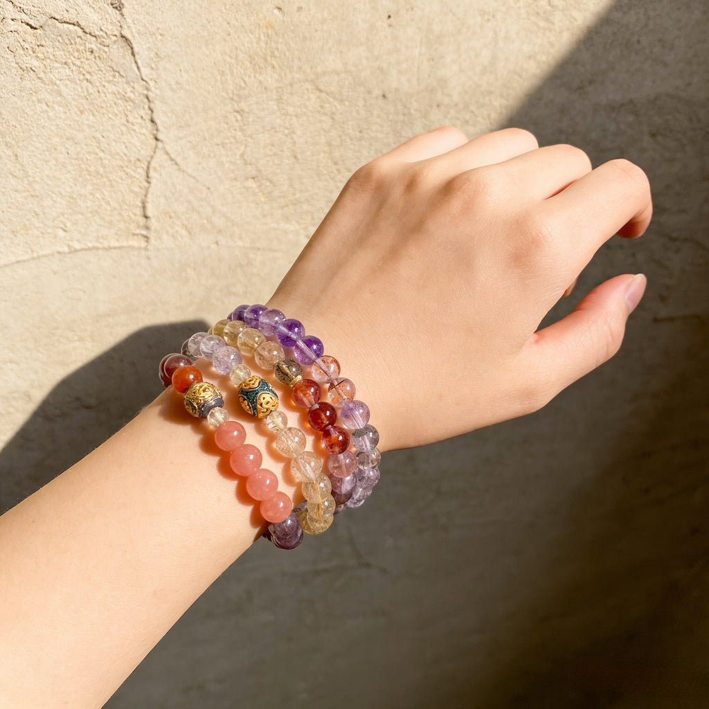 Z010 High-Clarity Gemstone Bracelet ✨ Effortless Glow for Daily Wear - Your Personal Success Anchor for Manifesting Joy & Wealth