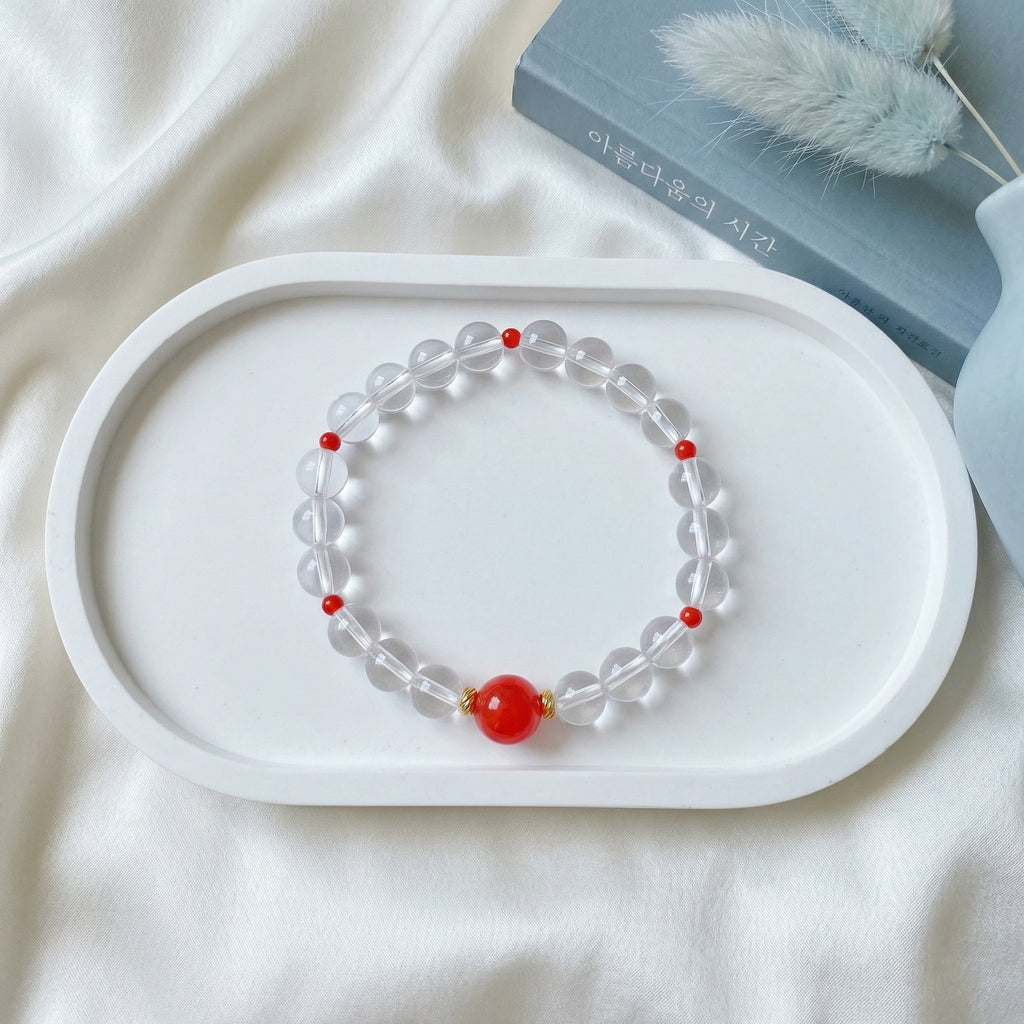 010 Natural Hetian Jade & Rose Quartz Bracelet, Lapis Lazuli & Red Agate Healing Stones, Multi-Stone Energy Balance Jewelry, Unique Vintage Style Crystal Gift