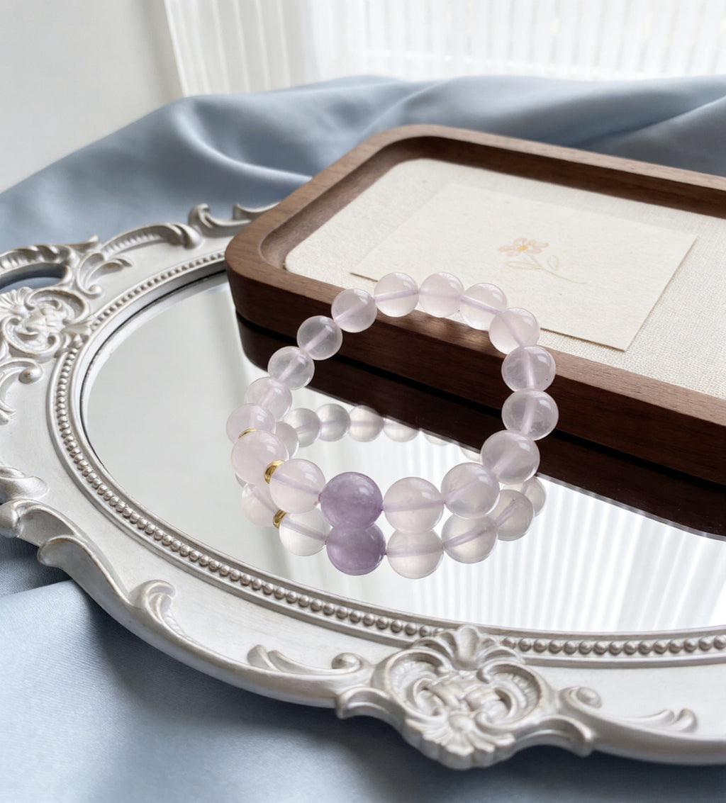 045 The "Lucky Aura" Crystal Bracelet ✨ Traditional Zen Style Jewelry for Inner Peace & Success - Sophisticated Daily Accessory