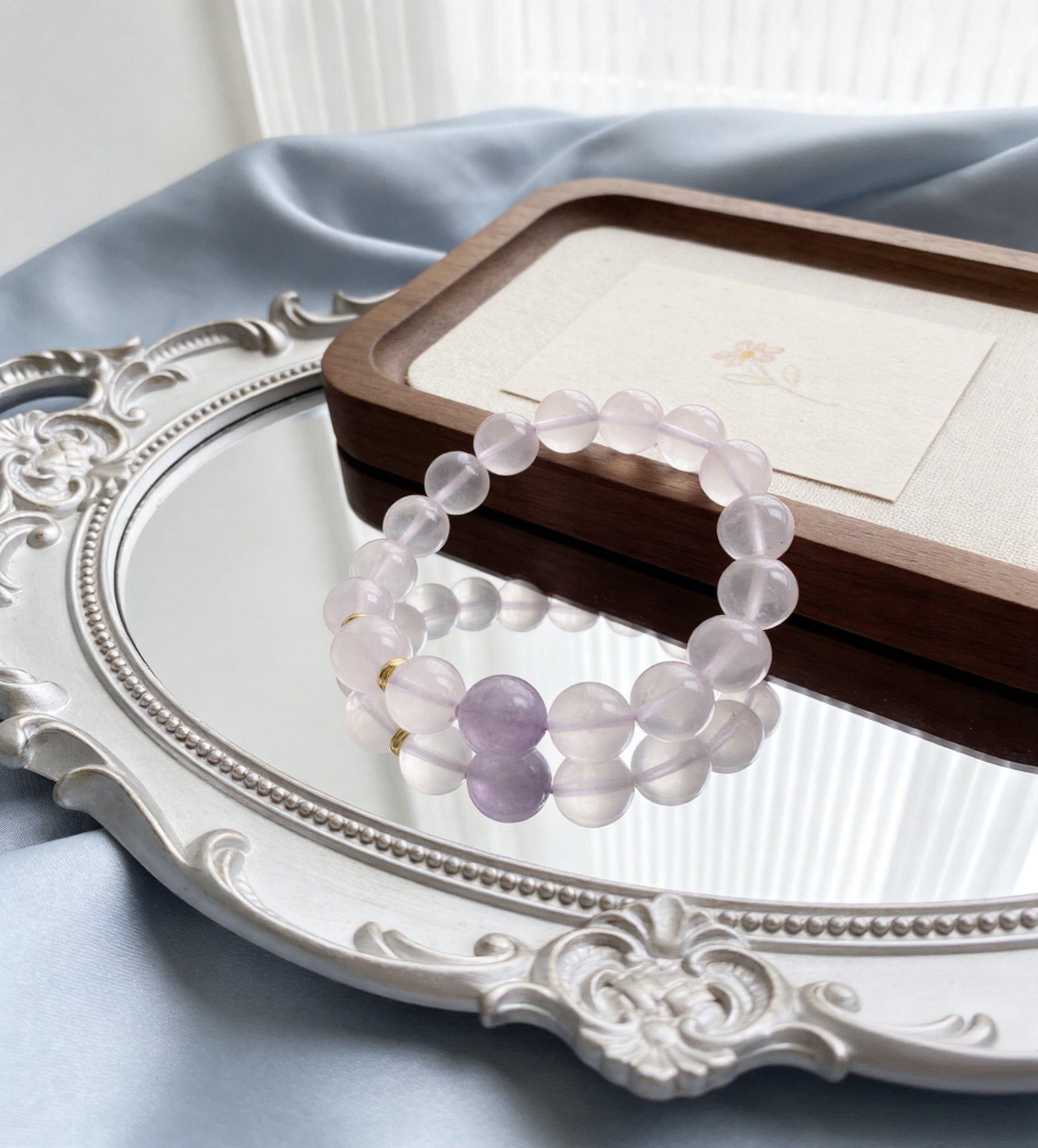 045 The "Lucky Aura" Crystal Bracelet ✨ Traditional Zen Style Jewelry for Inner Peace & Success - Sophisticated Daily Accessory