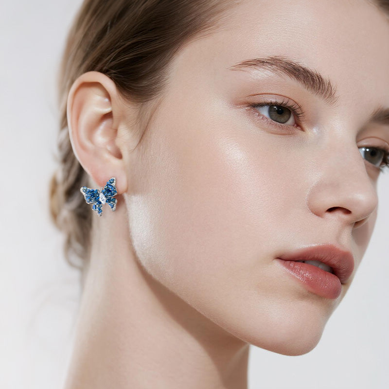 Birthday Party Jewelry Artificial Gemstone Earrings Gift