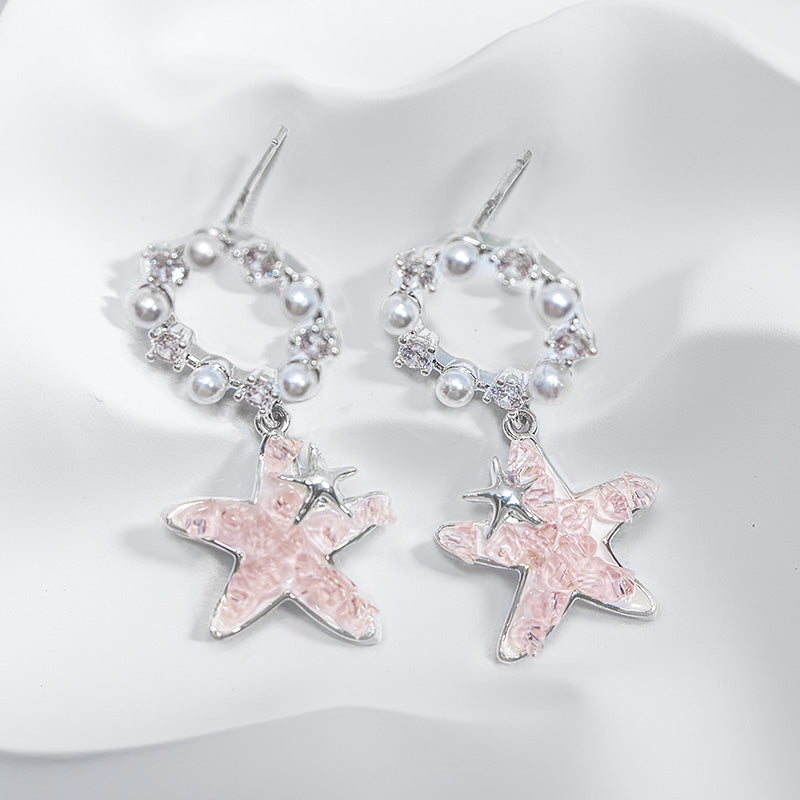 Wedding Pary Jewelry Artificial Gemstone Earrings