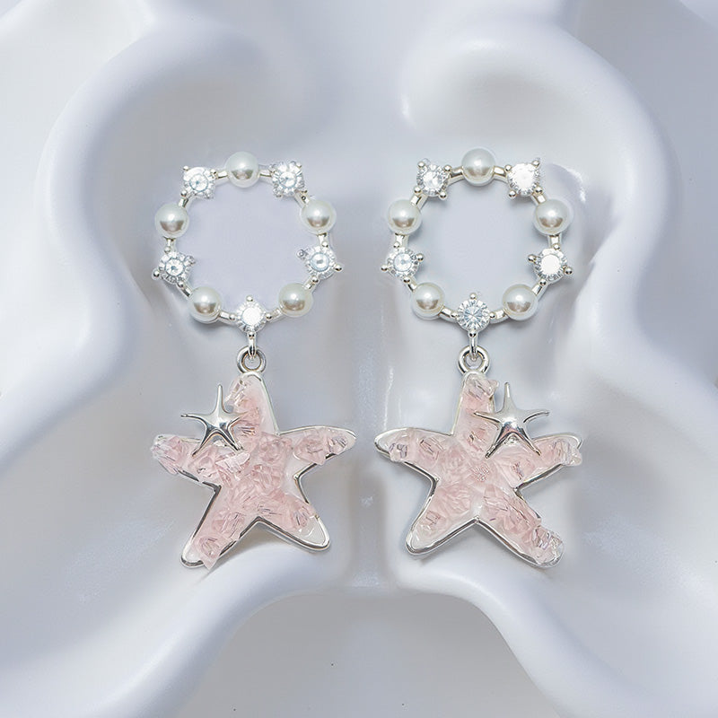 Wedding Pary Jewelry Artificial Gemstone Earrings