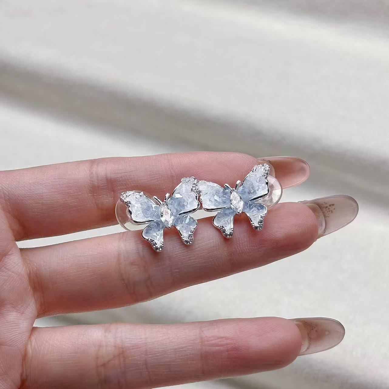 Lady Artificial Gemstone Earrings Jewelry
