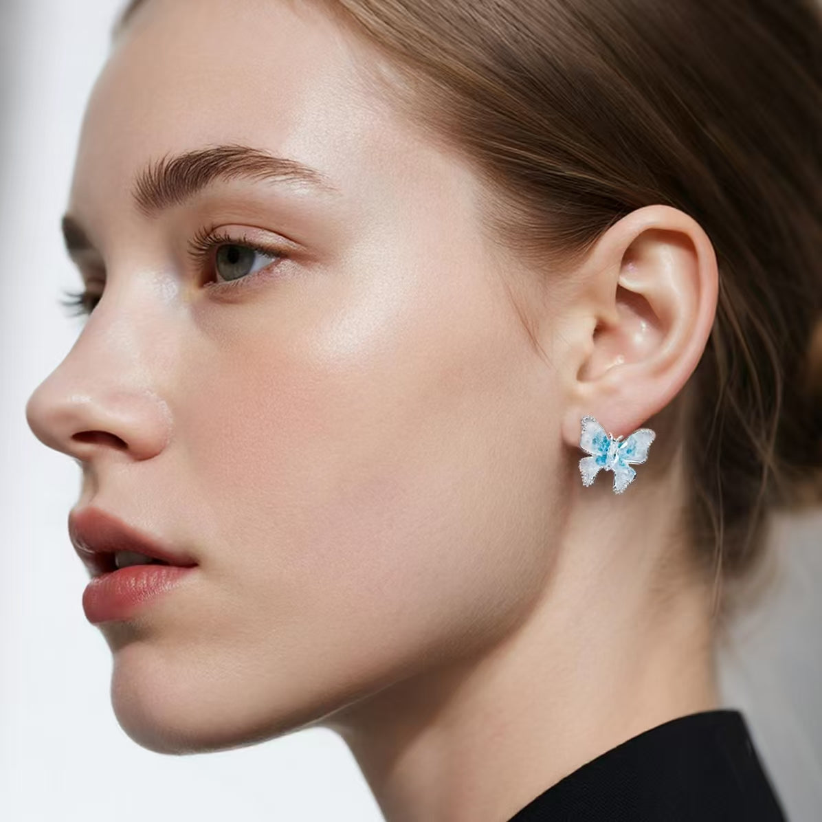 Lady Artificial Gemstone Earrings Jewelry