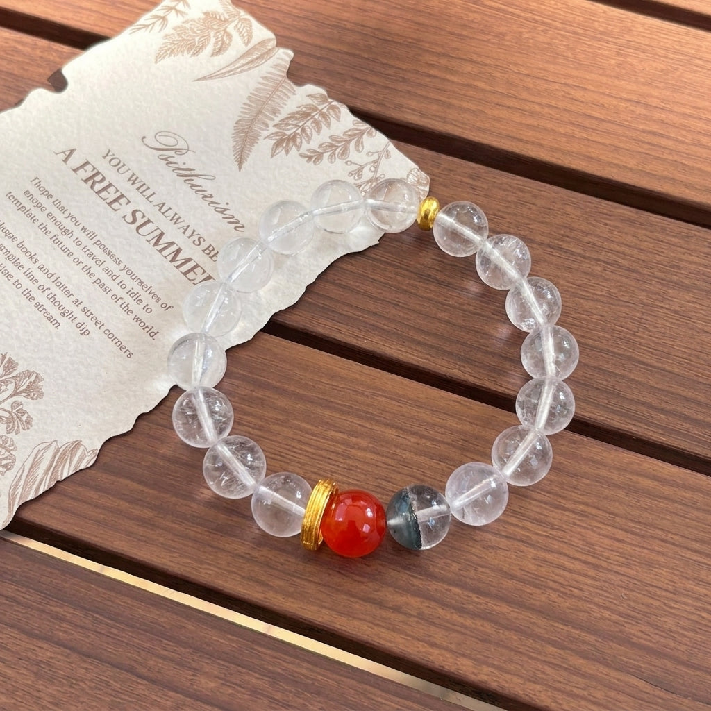 009 Natural Hetian Jade & Mixed Gemstone Bracelet, Rose Quartz & Lapis Lazuli Healing Energy Stones, Unique Vintage Style Crystal Jewelry for Balance