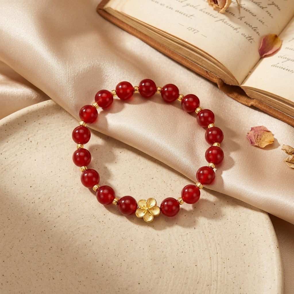 027 "Quiet Luxury" Golden Citrine Bracelet ✨ Natural Gemstone Jewelry for Positivity & Joy - Old Money Style Success Stone
