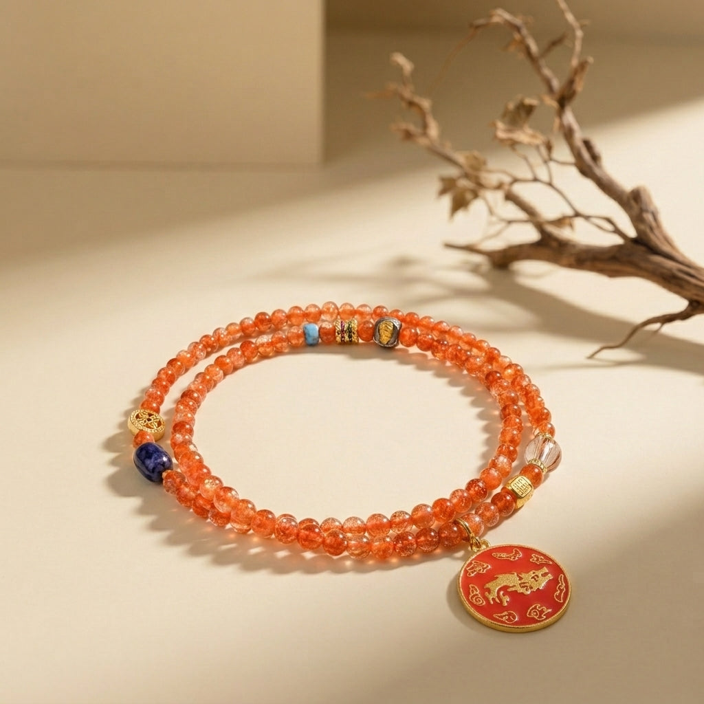 Z004 The "Harmony" Crystal Bracelet ✨ Authentic Stones for Emotional Balance & Protection - Your Daily Spiritual Talisman
