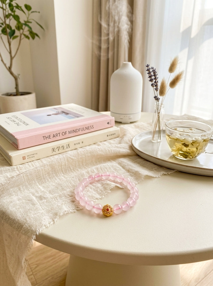 047 The "Lucky Aura" Crystal Bracelet ✨ Traditional Zen Style Jewelry for Inner Peace & Success - Sophisticated Daily Accessory