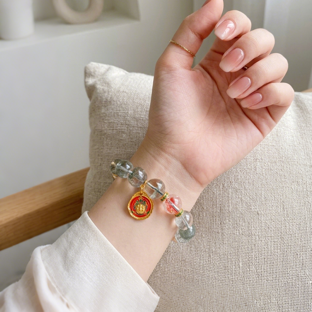 Z020 Natural Gemstone Wrap Bracelet ✨ Sophisticated Multi-Strand Jewelry for Positivity & Joy - Elegant Daily Spiritual Talisman