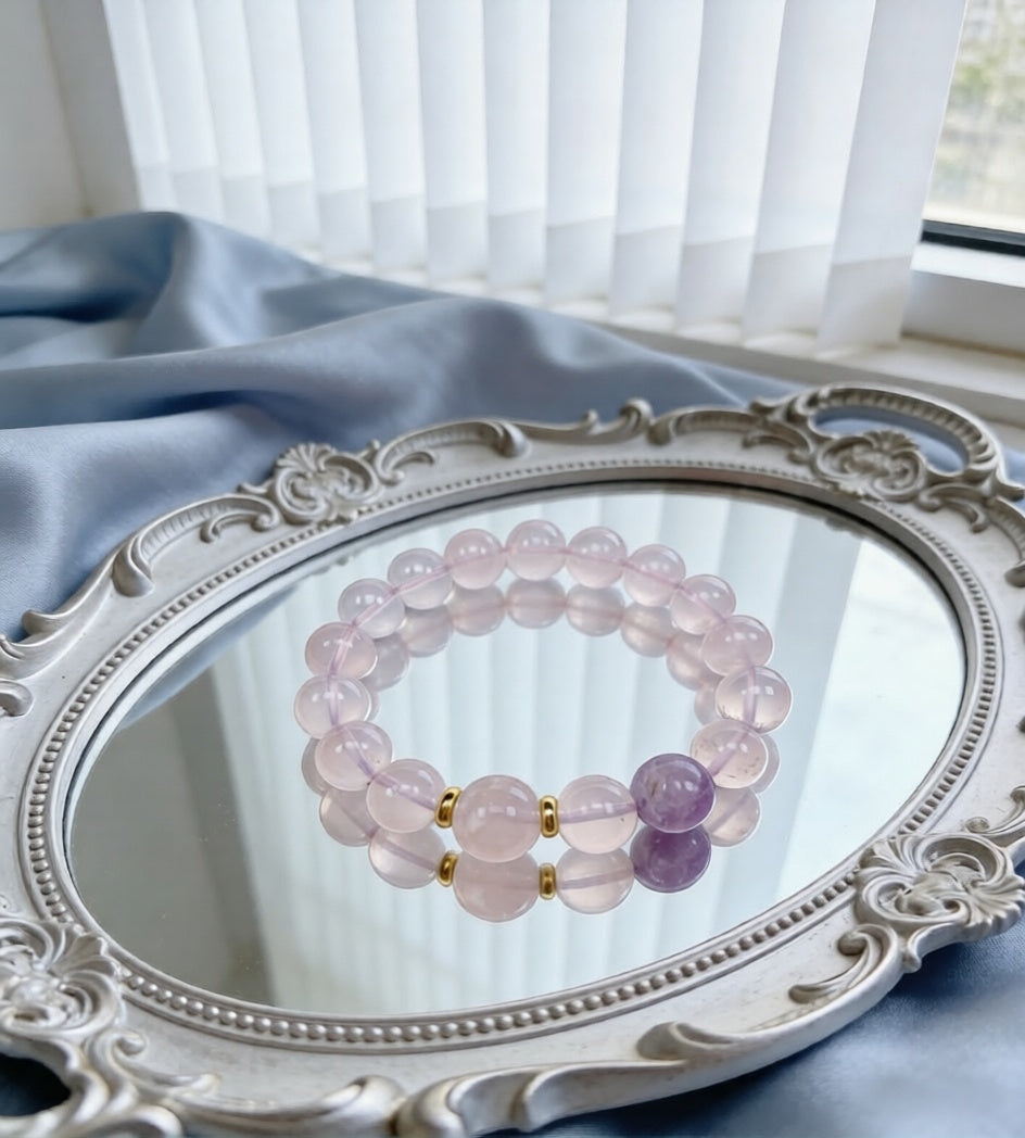 045 The "Lucky Aura" Crystal Bracelet ✨ Traditional Zen Style Jewelry for Inner Peace & Success - Sophisticated Daily Accessory