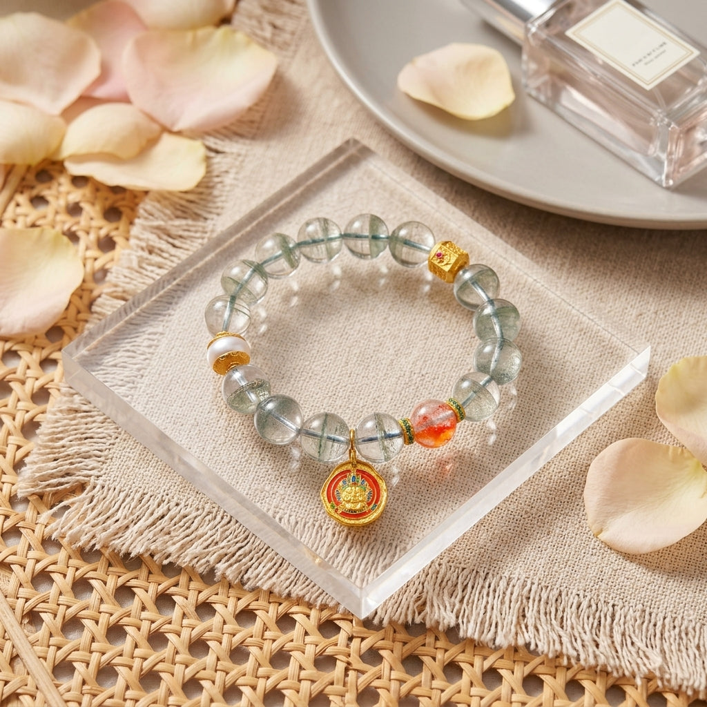 Z020 Natural Gemstone Wrap Bracelet ✨ Sophisticated Multi-Strand Jewelry for Positivity & Joy - Elegant Daily Spiritual Talisman