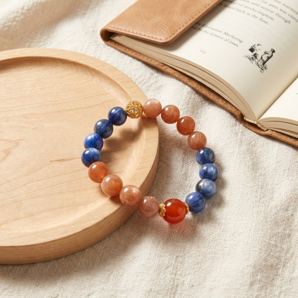 038 The "Lucky Aura" Crystal Bracelet ✨ Traditional Zen Style Jewelry for Inner Peace & Success - Sophisticated Daily Accessory