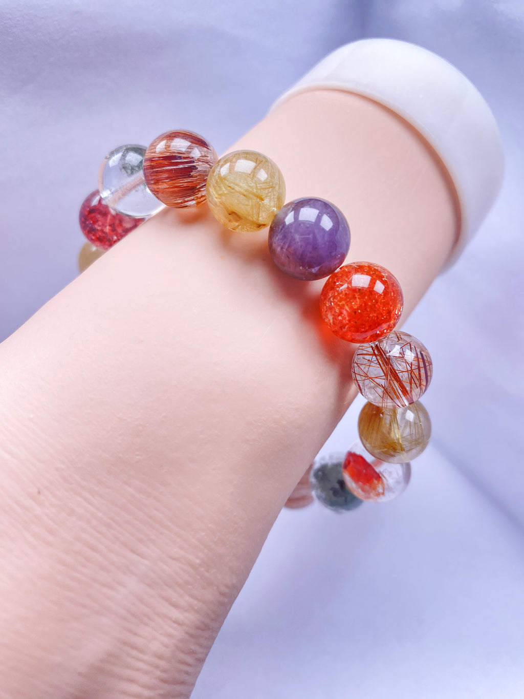 Z006 Radiant Gemstone Bracelet ✨ Effortless Sophistication for Coffee Dates & Meetings - Vibrant Positive Aura Jewelry