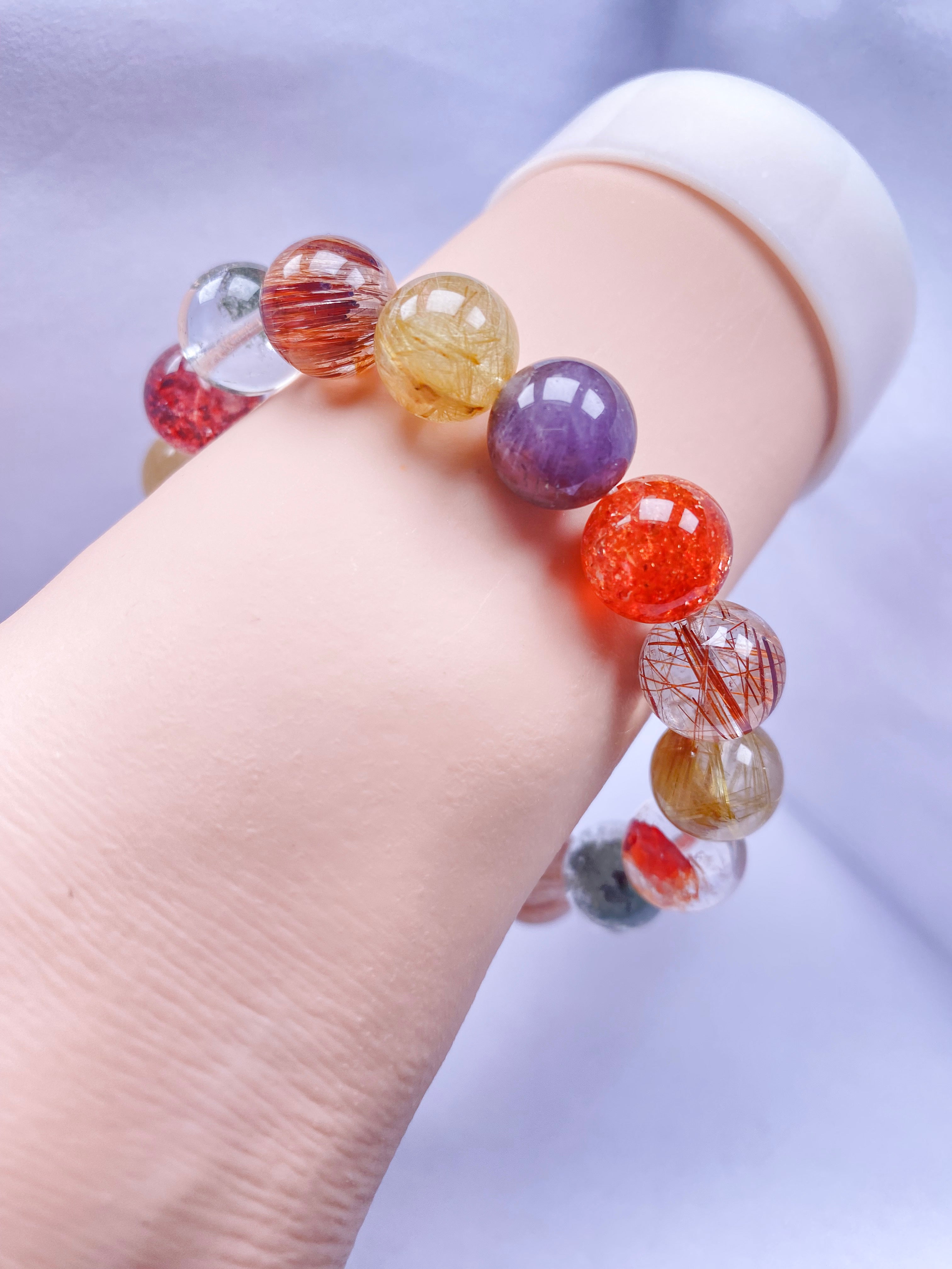 Z006 Radiant Gemstone Bracelet ✨ Effortless Sophistication for Coffee Dates & Meetings - Vibrant Positive Aura Jewelry
