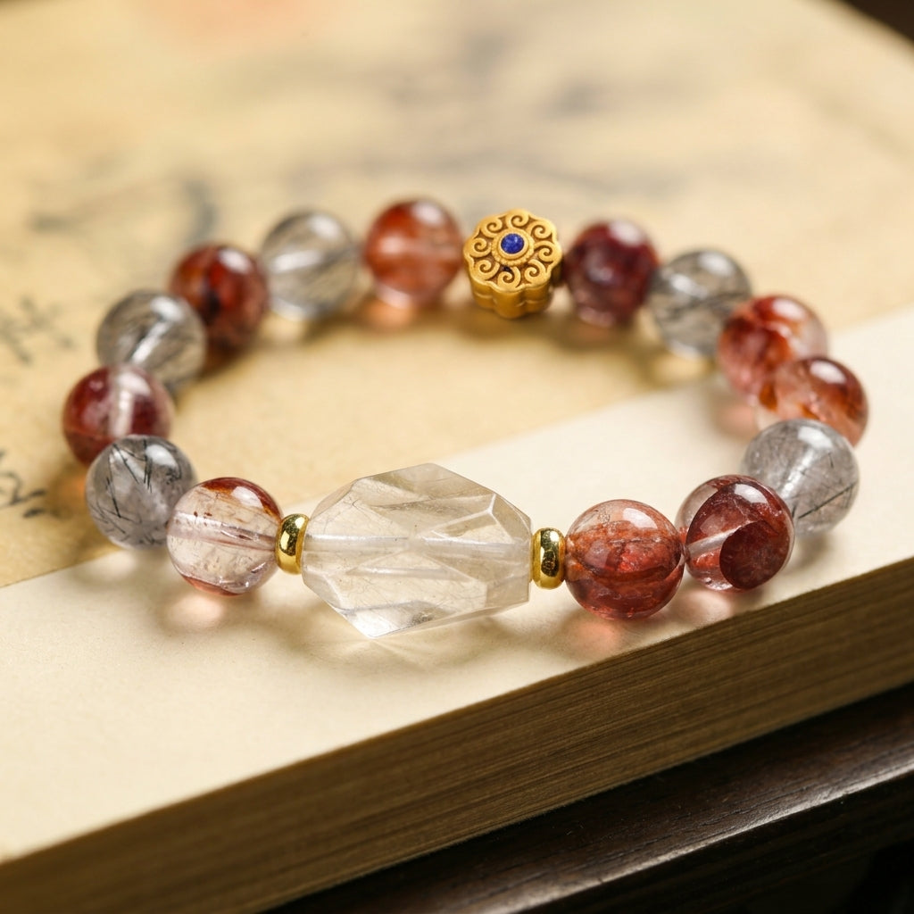 028 Natural Lavender Amethyst Bracelet ✨ Spiritual Intuition & Inner Peace Energy Stone - Dreamy Aesthetic Jewelry for Anxiety Relief