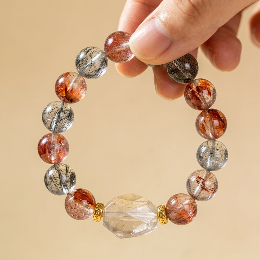 028 Natural Lavender Amethyst Bracelet ✨ Spiritual Intuition & Inner Peace Energy Stone - Dreamy Aesthetic Jewelry for Anxiety Relief