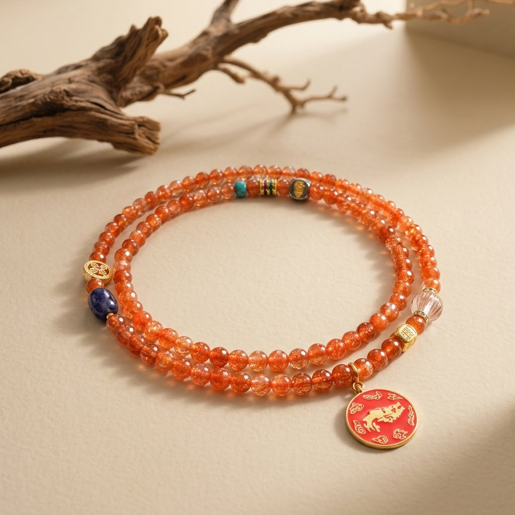 Z004 The "Harmony" Crystal Bracelet ✨ Authentic Stones for Emotional Balance & Protection - Your Daily Spiritual Talisman
