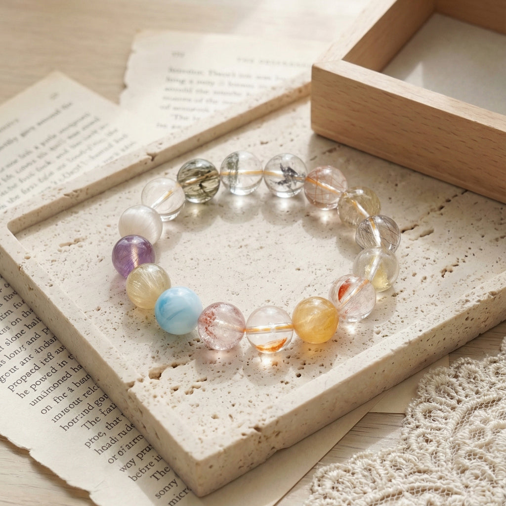 Z003 Minimalist Aura Crystal Jewelry ✨ Quiet Luxury Aesthetic for Mental Clarity & Serenity - Old Money Style Accessory