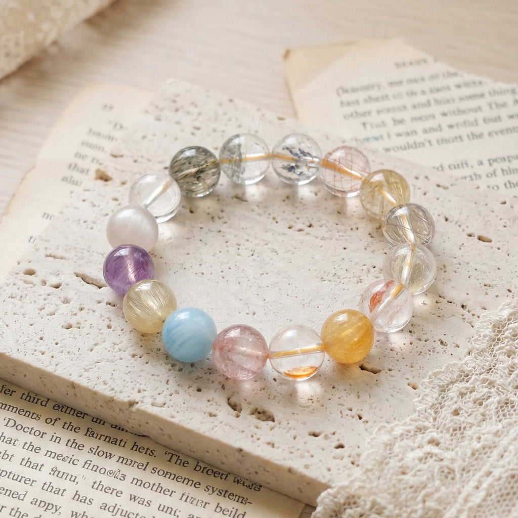 Z003 Minimalist Aura Crystal Jewelry ✨ Quiet Luxury Aesthetic for Mental Clarity & Serenity - Old Money Style Accessory